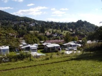 Blick auf die Burg Baden