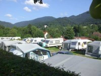Blick in den Schwarzwald vom Camping Badenweiler