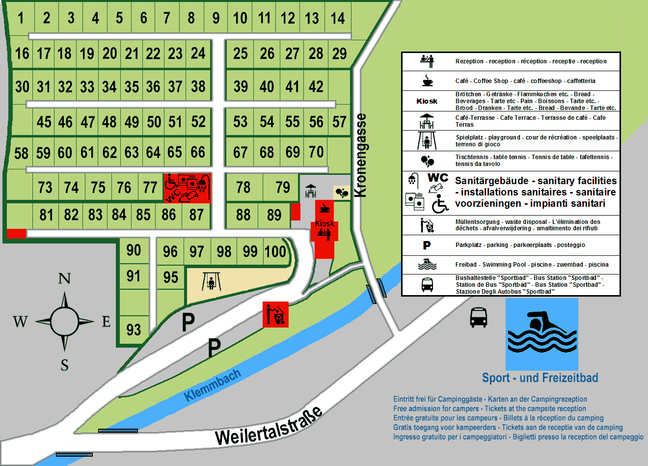 Stellplatzplan Badenweiler