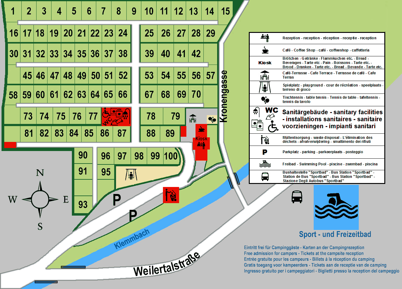 Stellplatzplan Badenweiler